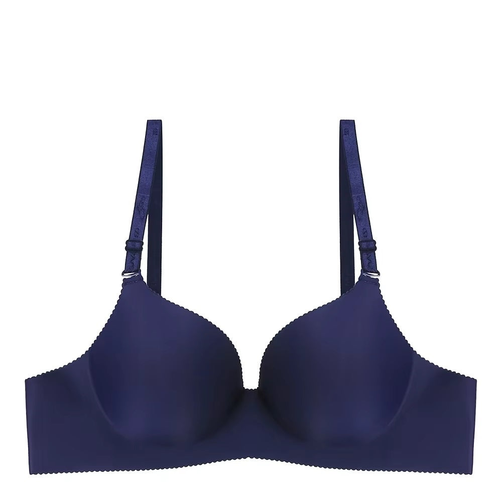 Comfortable A Cup Cotton Underwire Push-Up Bra