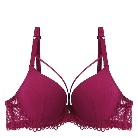 Stylish B Cup Two Hook Closure Underwire Bra