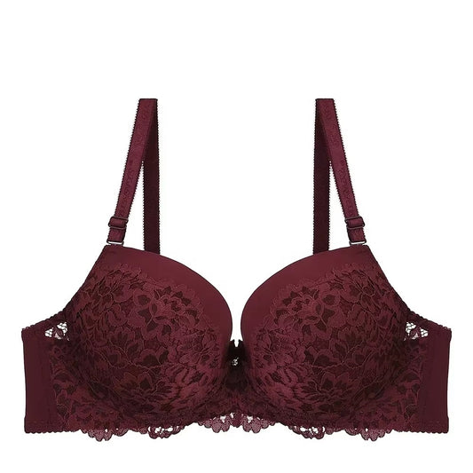 Comfortable Lace  with Adjustable Straps Underwire Bra