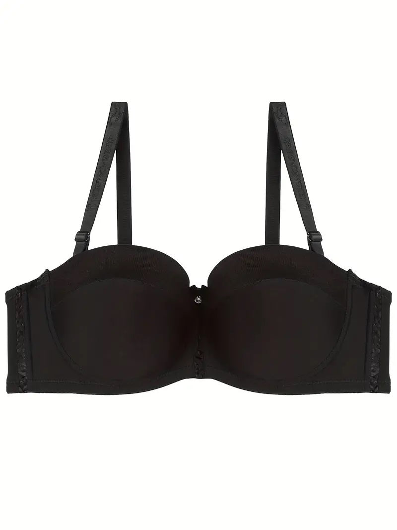 Anti-sagging Bow Tie Hollow Out Balconette Bra