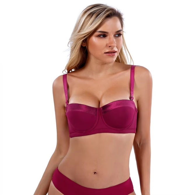 Women Seamless Half Cup Bra