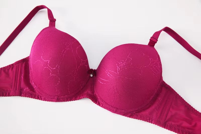 Plus Size D Cup Seamless Push-Up Bra