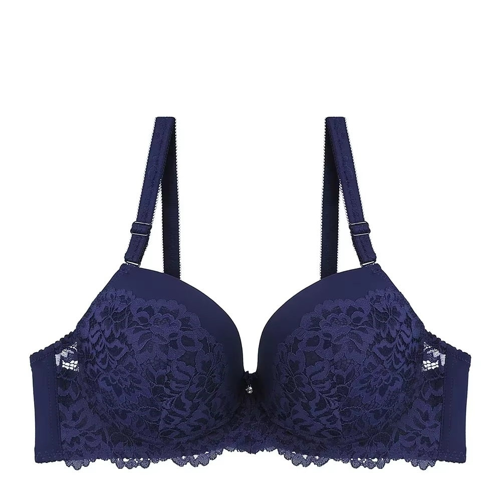 Comfortable Lace  with Adjustable Straps Underwire Bra