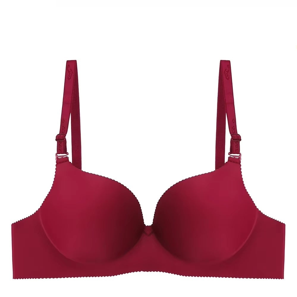 Comfortable A Cup Cotton Underwire Push-Up Bra