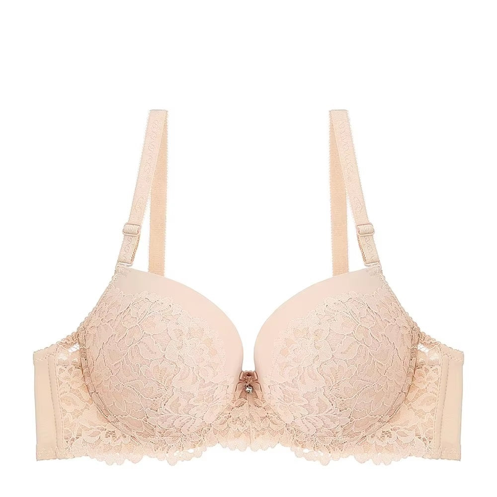 Comfortable Lace  with Adjustable Straps Underwire Bra