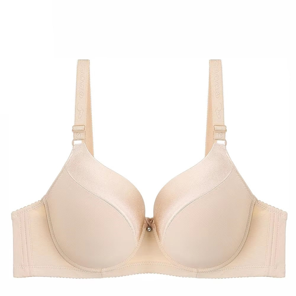 Plus Size Full Cup Underwire with Adjustable Straps Bra