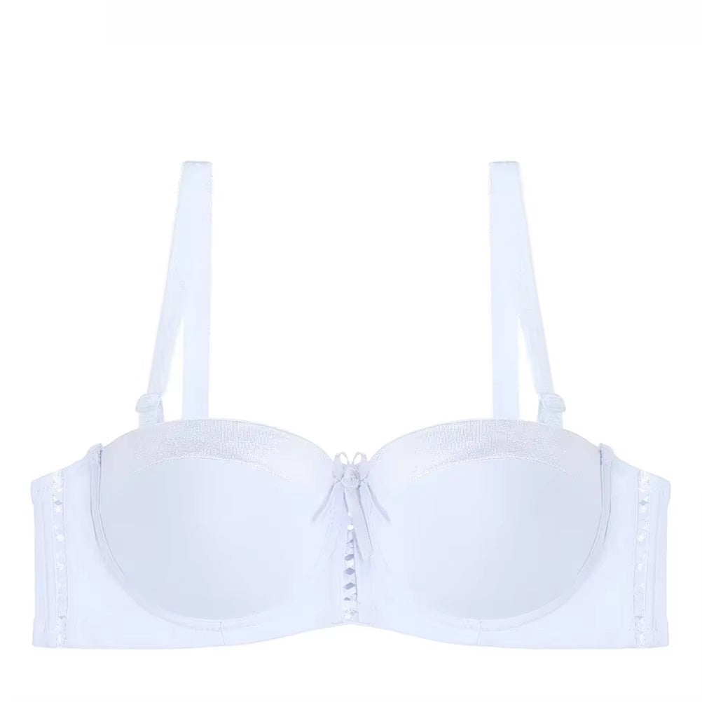 Anti-sagging Bow Tie Hollow Out Balconette Bra