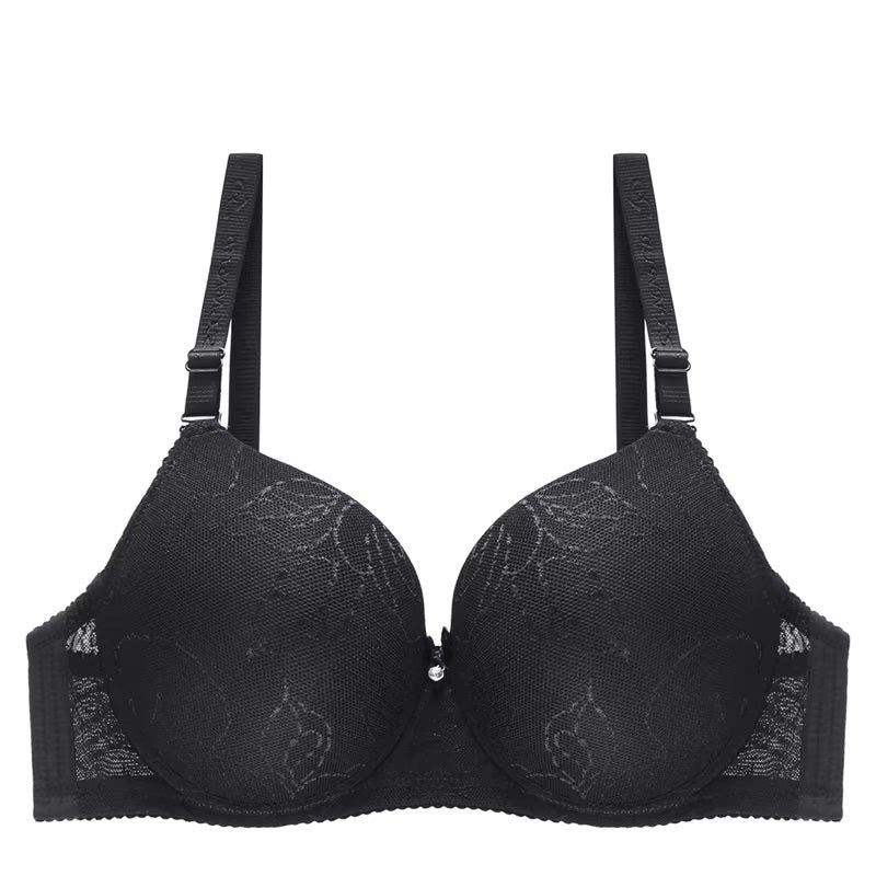 Plus Size D Cup Seamless Push-Up Bra