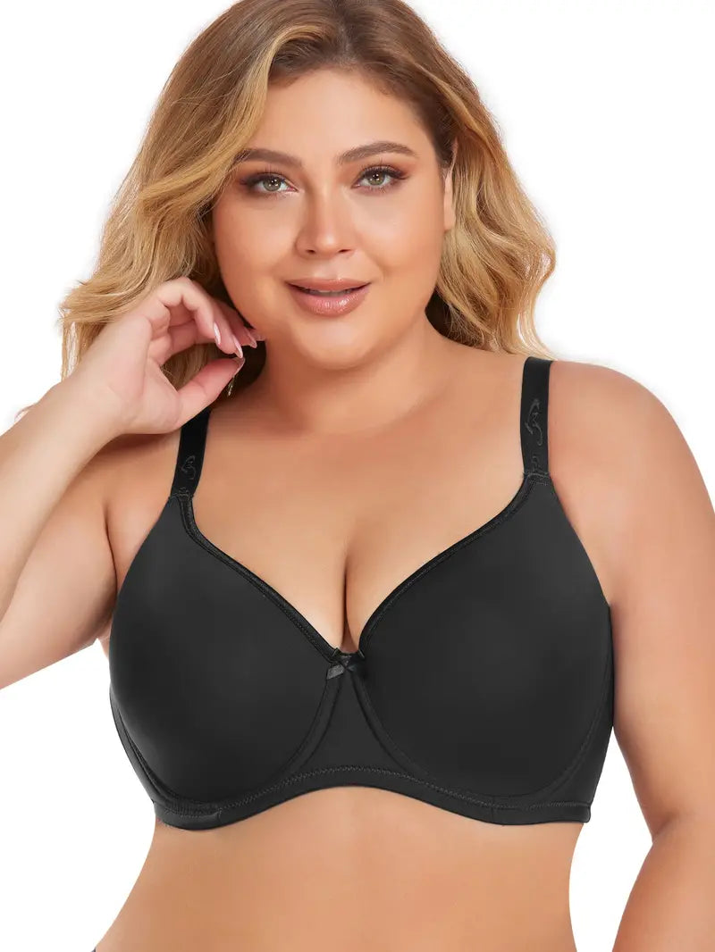 Full Coverage Non-padded Medium Stretch DDD Cup T-shirt Bra