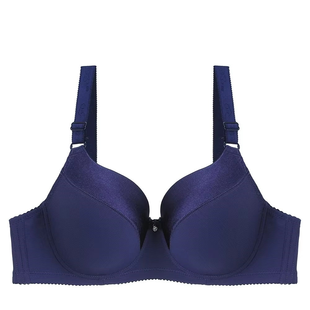 Plus Size Full Cup Underwire with Adjustable Straps Bra