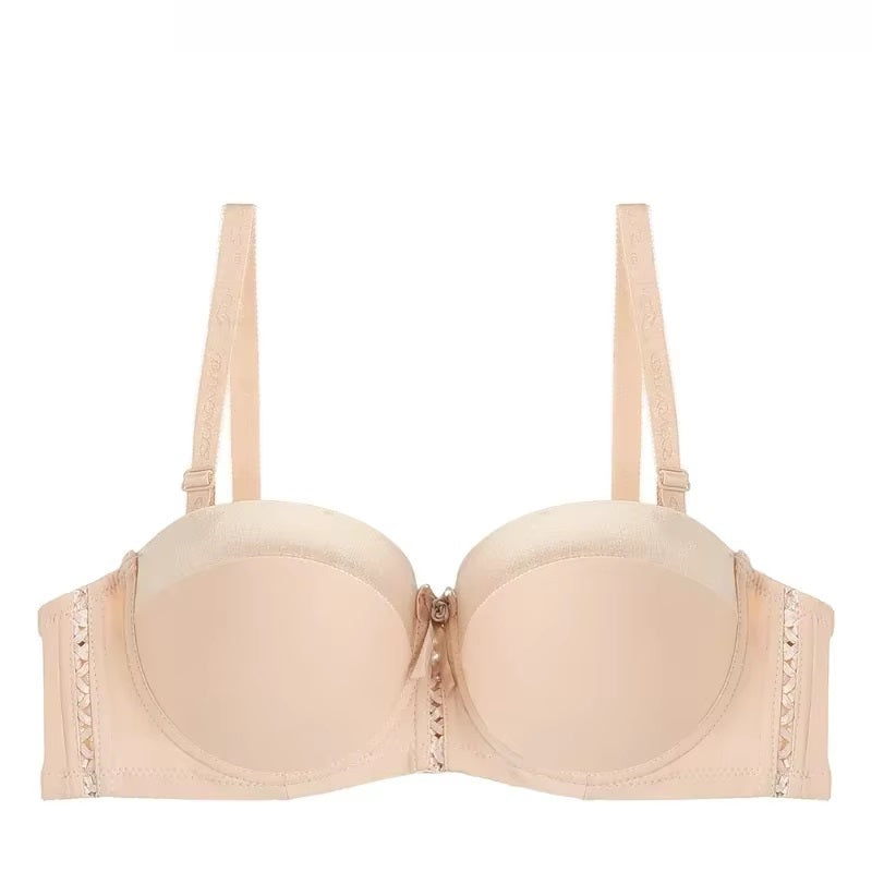 Anti-sagging Bow Tie Hollow Out Balconette Bra