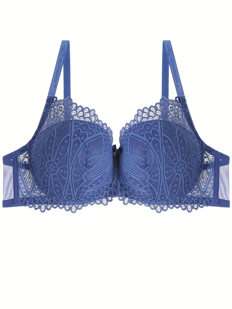 Everyday Contrast Lace C Cup Push Up Bra